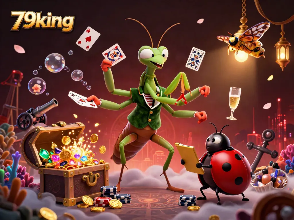 Experience the excitement of 79king with a lavish 3D casino scene, featuring vibrant characters and dynamic gaming elements.