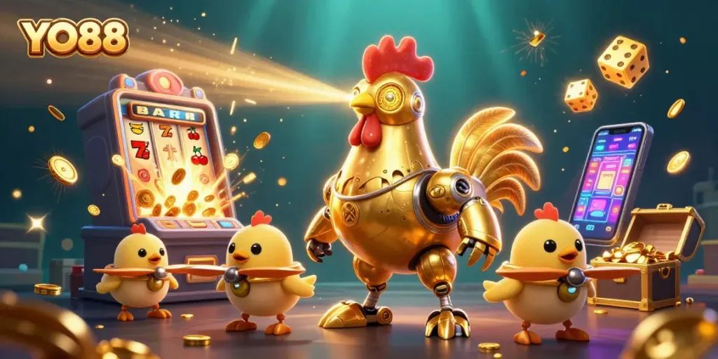 Experience thrilling wins with YO88's vibrant 3D gaming adventures bursting with action and rewards.