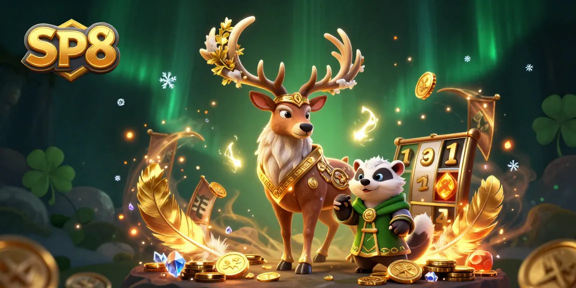 Engage in thrilling gameplay at SP8 with golden jackpots and immersive casino elements.