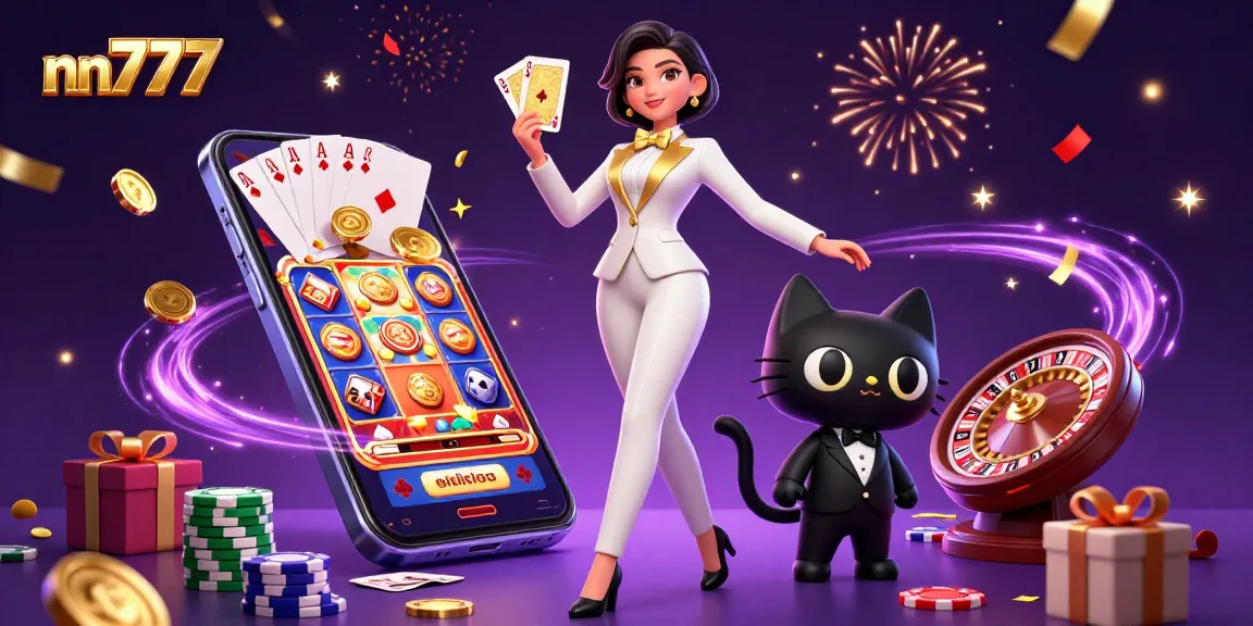 Winning big at nn777 with stylish gaming characters and exciting casino elements.