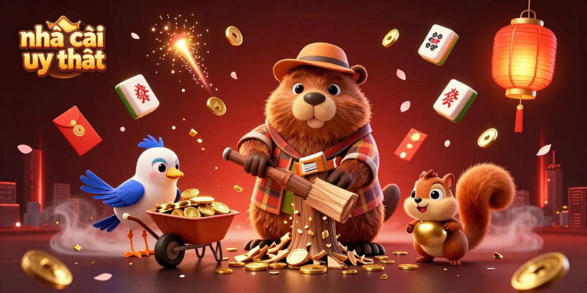 Experience the fun at nhà cái uy tín with a vibrant 3D cartoon scene filled with adventure and excitement.