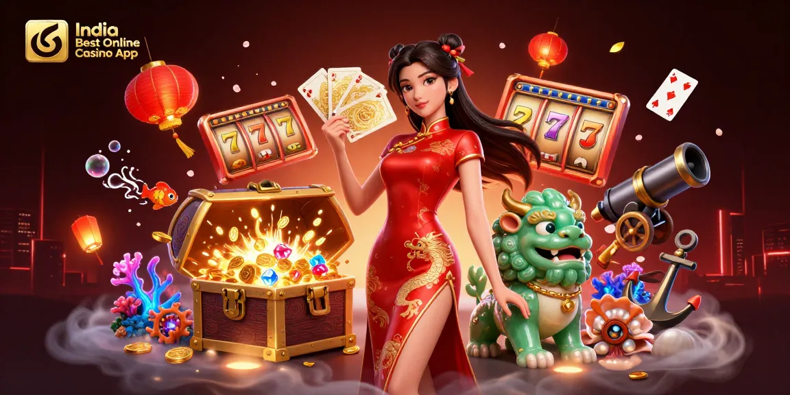 Engage in thrilling gameplay with the India Best Online Casino App, featuring immersive characters and exciting slot elements.