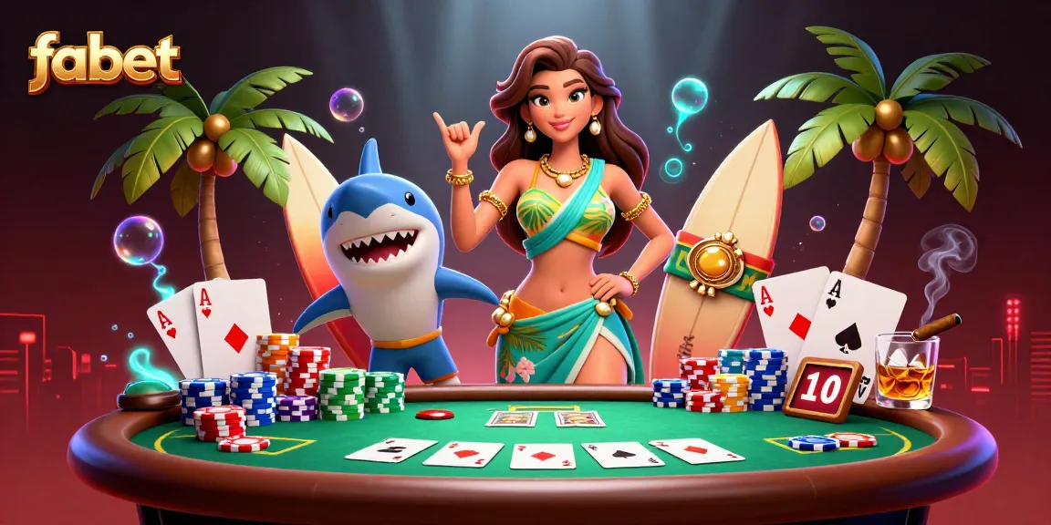 Engage in ultimate betting with fabet, a captivating casino scene featuring vibrant poker action.