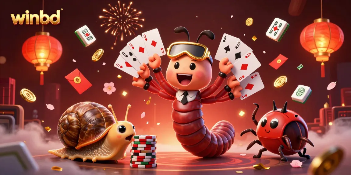 Experience thrilling gameplay with winbd's 3D illustration featuring a vibrant casino scene.
