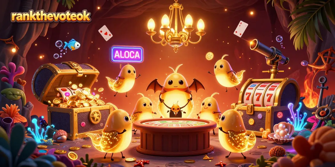 Join the fun at rankthevoteok with vibrant glowworms lighting up a lively casino!