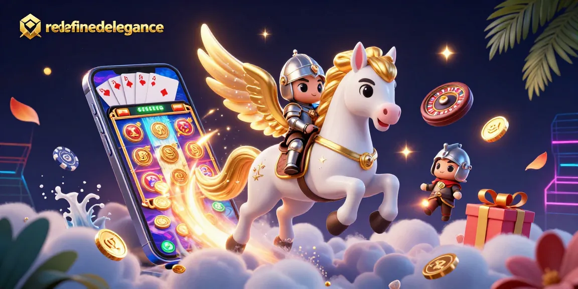Spin to win with redefinedelegance on this vibrant slot gaming celebration illustration.