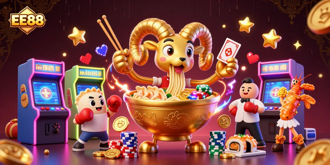 Experience thrilling gameplay at EE88 with vibrant characters and dynamic casino elements.