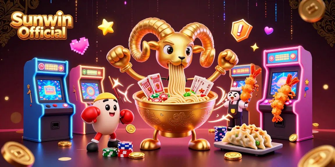 Participate in thrilling games at Sunwin Official with vibrant gaming elements and characters.