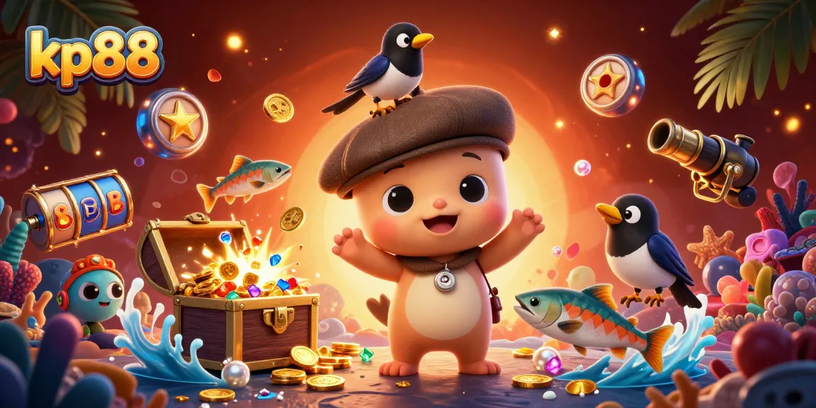 Experience thrilling wins at kp88 with vibrant aquatic characters amidst explosive treasures.