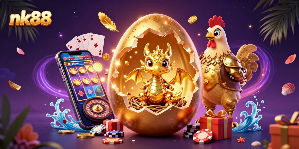 Experience the thrill of nk88, where golden dragons and vibrant slot games enchant gamblers.