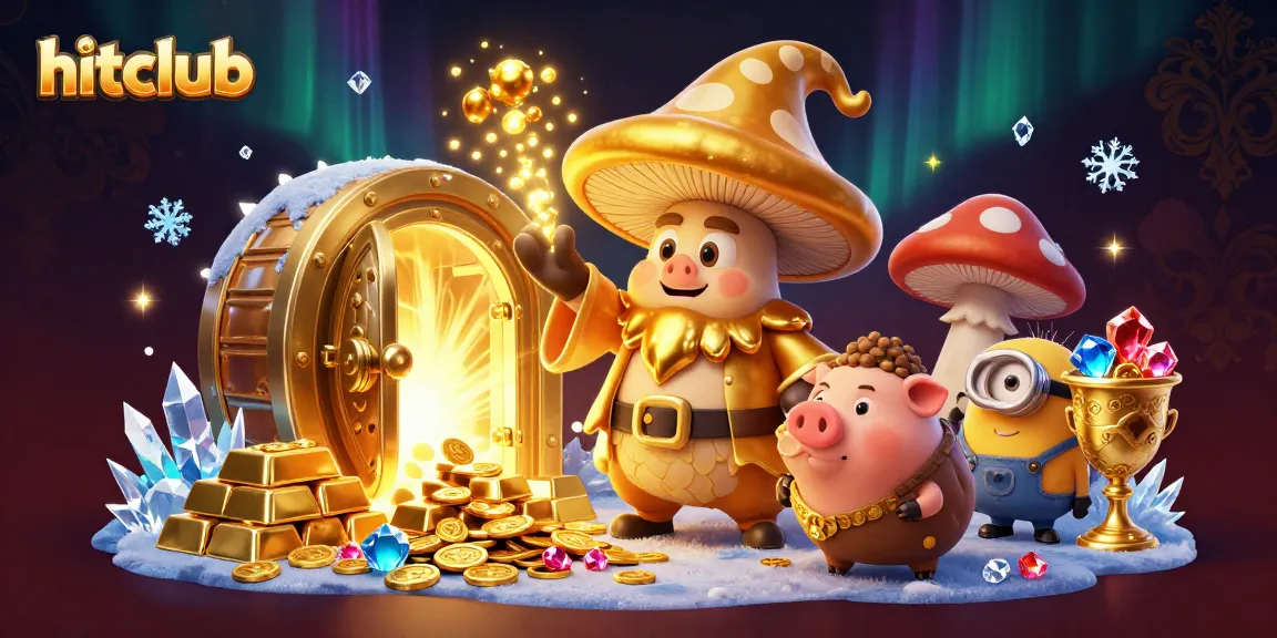 Experience thrilling adventures in hitclub with golden treasures and animated characters