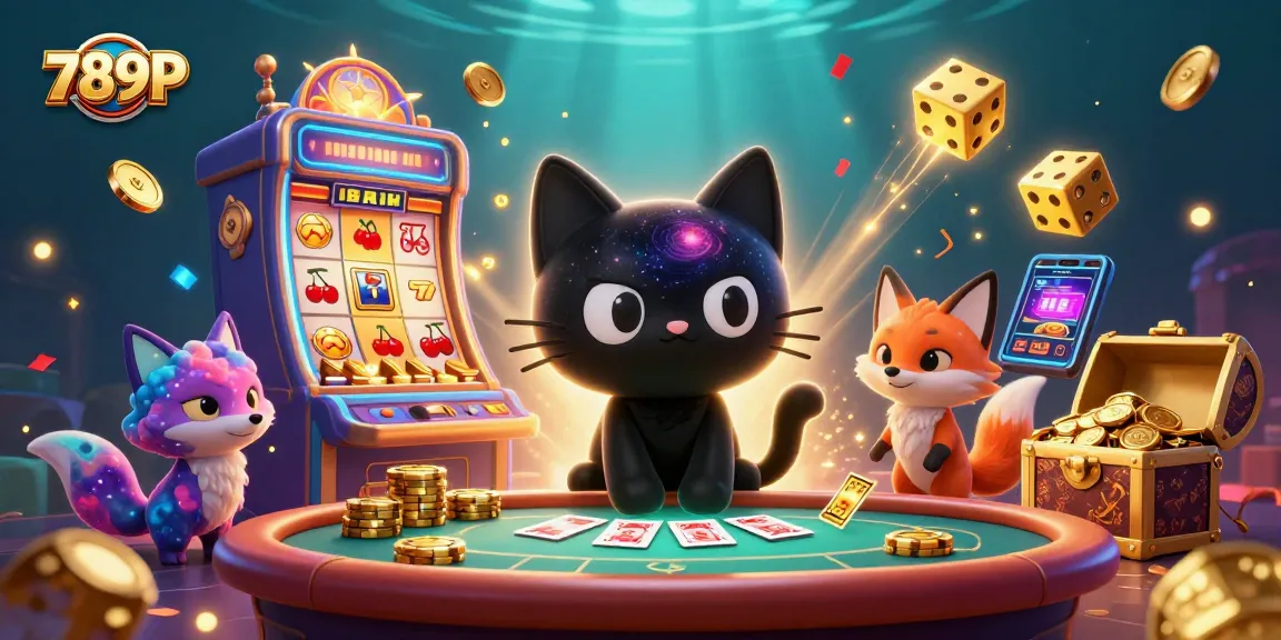 Experience exciting gaming at 789P with a vibrant cosmic casino scene full of action and rewards.