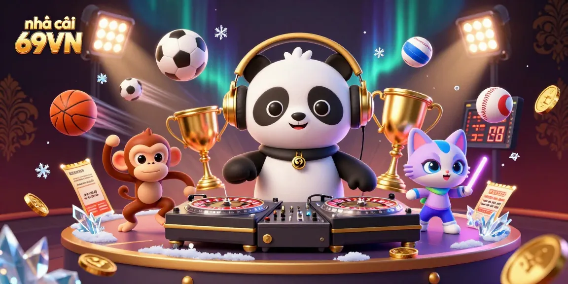 Experience the excitement at nhà cái 69VN with dynamic casino characters and thrilling game elements.